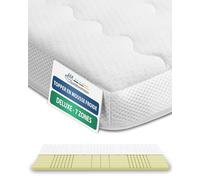 AM Qualitätsmatratzen - Surmatelas 80 x 190 Epais 8 cm - très Adaptable et Confortable - en Mousse Froide Durable à Haute densité - Housse Respirante et Lavable - surmatelas 80x190 cm avec 7 Zones