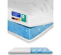 AM Qualitätsmatratzen | Surmatelas en mousse gel premium | 120x200 cm | 6 cm d'épaisseur | Surmatelas | 120/200 | Surmatelas gel