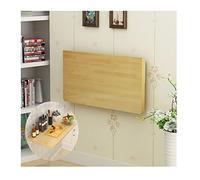 AM Table pliante murale, table murale flottante en bois table murale table murale table à manger table d'ordinateur (dimensions : 120 x 30 cm) ()