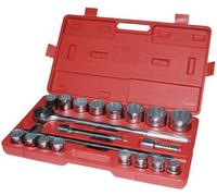 Am-Tech Coffret à douilles 3/4" 21 pièces Rouge