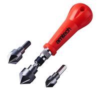 Am-Tech F0815 3PC Ensemble de fraise conique, couleurs assorties