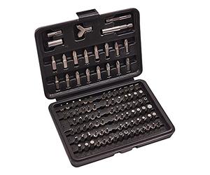 Am-Tech Lot de 100 embouts en chrome-vanadium Avec étui moulé (Import Grande Bretagne)