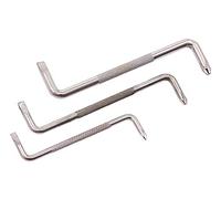 Am-Tech Lot de 3 tournevis coudés