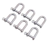 Am-Tech Lot de 6 manilles de levage en D 8 mm