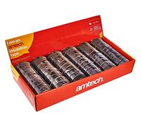Am-Tech Lot de 60 rouleaux de ruban adhésif isolant Noir