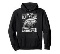 Am The Blue Whale Grand animal jamais Baleine Biologie Amateur Sweat à Capuche