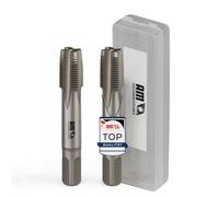 AM-Zerspanungstechnik Set de taraudage M8 x 1,25 | Tareau préliminaire + Tareau de finition | Ensemble de taraud 2 pièces | Taraud manuel (M8x1,25)