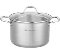 AM1022 Arthur Martin Marmite 36 cm avec couvercle  Acier Inoxydable  Tous feux dont induction