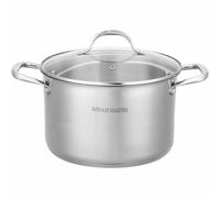Am1022 Arthur Martin Marmite 36 Cm Avec Couvercle Acier Inoxydable Tous Feux Dont Induction