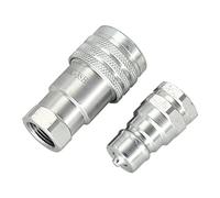 AM102487 AM102420 Coupleur hydraulique à connexion rapide compatible avec John Deere Crawler Loader 605K Combine S430 S440 Tracteur à gazon X950R Grands tracteurs 9100 9200 9300 9400 9120 9220