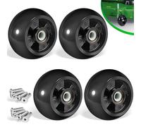 AM125172 Lot de 4 roues de jauge pour tracteur tondeuse John Deere 121,9 cm, 137,2 cm, 152,4 cm, 182,9 cm