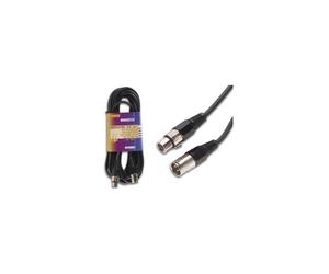 [AM160626E] Câble XLR 3P Male / Femelle noir 10m