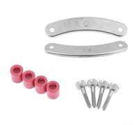 AM4 AM5 Kit de montage pour refroidisseur d'air FC140 AX120 PA120, plaque arrière en métal et supports avec rondelles en caoutchouc rose, clips en forme de L et en forme de L pour tour PC DIY (B)