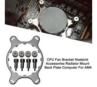 AM4 Kit de Support de Montage pour Refroidisseur d'eau, pour Ventilateur de Refroidissement AMD, Support de Ventilateur de processeur, Accessoires de dissipateur Thermique adaptés pour AM4 (Noir)