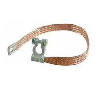 Ama Imel, Tresse de masse avec pince de batterie polarité négative section 25 mm² longueur 400 mm oeillet ø 10,5 mm
