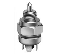 AMA Interrupteur à bouton pour verrouillage de démarrage 12/24 V - 30/20 A, 4 contacts, filetage M16x1,5, IP67, Argenté