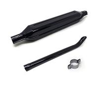 Ama Kit silencieux d'échappement tracteur Fiat : Silencieux d'échappement tracteur Fiat, Collier complet, Prolongation de tuyau courbé