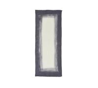 AMA PURE, Étole en cachemire 100 % pur ultra léger, modèle Frame, châle femme avec impression numérique artisanale, fabriquée en Italie, accessoire de luxe, foulard cachemire fin, été léger, gris