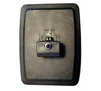 Ama Rétroviseur tracteur 235 x 180 mm : rétroviseur pour tracteur adaptable à Fiat référence originale 5126233, pince de fixation diamètre 20 mm