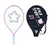 AMA SPORT - AT-BP21 - Raquette de Tennis Enfant - 21 Pouces - Rose - Aluminium - Légère et Durable - Raquette Apprentissage Débutant - Idéale pour Enfants de 4 à 6 Ans - Sac de Transport Inclus