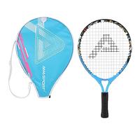 AMA SPORT - AT-T17 - Raquette de Tennis Enfant Graffiti Bleu 17 Pouces - pour Enfants de 2 à 3 Ans - Equipement Junior pour Apprentissage Débutants - Raquettes de Tennis Juniors