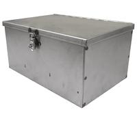 Ama Toolbox : Boîte à outils en tôle vide, pliée et soudée, mesure 300x200x150 mm, Made in Italy