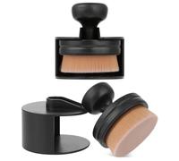 Amabro Brosse de nettoyage de pneus de voiture avec support, applicateur de brillance de pneu souple haute densité pour aérations, garniture de tableau de bord, sièges intérieurs, emblèmes de roues