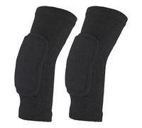 Amabro Lot de 2 Protège-coude de volleyball, Protège-coude de compression respirant avec éponge épaisse (Noir)