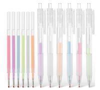 Amabro Lot de 6 stylos à bille rétractables à colle multicolores à séchage rapide pour la fabrication de cartes, le scrapbooking, les livres de coloriage, le gribouillage, le dessin