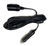 Amacam Rallonge de chargeur de voiture avec interrupteur 12 V/24 V - Câble robuste de 3 m avec contrôle de l'alimentation ON/OFF | Prise allume-cigare à fusible | Indicateur LED pour gonfleur de pneus