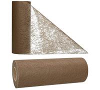 AmaCasa Chemin de Table Non tissé Courroie de Table Ruban de Table Non tissé Mariage Communion 23cm / 20m (Rouille Brune)