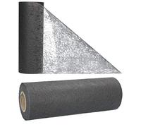 AmaCasa Chemin de Table Non tissé Courroie de Table Ruban de Table Non tissé Mariage Communion 30cm/25m (Gris, 30cm)