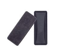 Amacoam Brosse Effaceur Magnétique, 2 Pièces Creative éponge Magnétique Pour Tableau Blanc/Tableaux Noir/Tableau Magnétique/Chalk Board, Fournitures de Bureau (Noir)