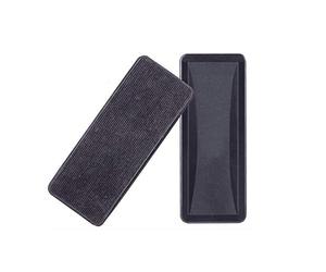 Amacoam Brosse Effaceur Magnétique, 2 Pièces Creative éponge Magnétique Pour Tableau Blanc/Tableaux Noir/Tableau Magnétique/Chalk Board, Fournitures de Bureau (Noir)