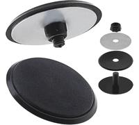 Amacoam Couvercle de Bouchon de Verre de hayon - Vis décorative - Couvercle d'essuie-Glace de Lunette arrière Couvercle essuie-Glace pour Bouchon de Trou de Voiture 32mm Noir