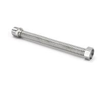 Amacoam Tuyau flexible en acier inoxydable 3/4" - Tuyau de raccordement flexible - Tuyau blindé - Universel - 3/4" - 60 cm
