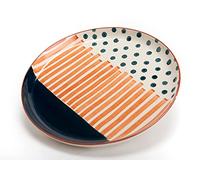 Amadeus - Assiette de présentation Sienna 32 cm en grès - Blanc