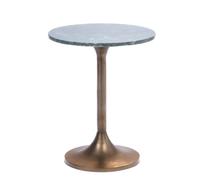 Amadeus - Bout de canapé Marbre Vert 40 cm