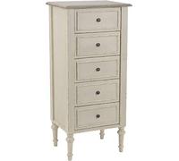 Chiffonnier 5 tiroirs en bois MDF