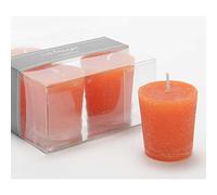 Amadeus - Lot de 4 Bougies Votive 4,3 x 4,7 cm Orange