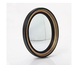 Amadeus - Miroir SORCIERE Noir Ovale