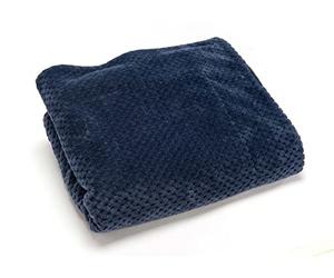 Amadeus - Plaid Damier Bleu 130x170