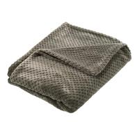 Plaid Damier new kaki 130x170 cm - Amadeus - Vert - Polyester Vert G
