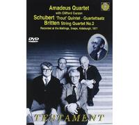 Amadeus Quartet - Schubert : 'trout' quintet , quartettsatz ; Britten : string quartet n°2