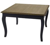 Amadeus Table Basse chêne plaqué Seine Bleue, Bois, Blue, Unique