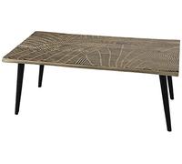 Amadeus Table Basse en Bois et métal Empreinte, Unique