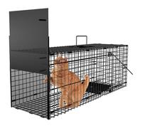 Amagabeli Piège animalier vivant 78x26x29cm comme grand piège à martre Pour chat, renard, rat