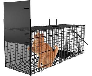 Amagabeli Piège animalier vivant 78x26x29cm comme grand piège à martre Pour chat, renard, rat