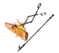 Amagabeli Pince à bûches pour cheminée 66 cm