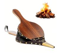 Amagabeli Soufflet de cheminée en Bois 42cm Fire Soufflet Rapide Fire Starter soufflerie d'air Bois Soufflet Poire à air à la Main Soufflet Manuel avec lanière Gril Barbecue et Le Camping